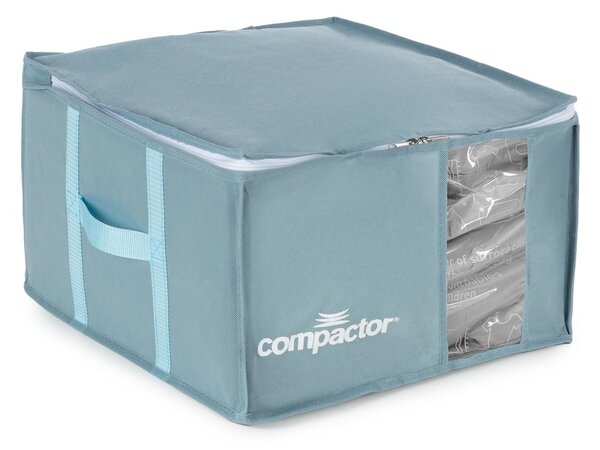 Вакуумна пластмасова кутия за съхранение на дрехи 42x40x25 cm Blue Edition – Compactor