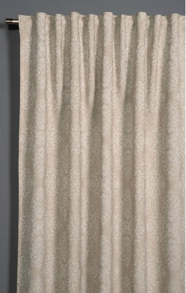 Бежова затъмняваща термо завеса от жакард 140x245 cm Ornament – Sehlbach