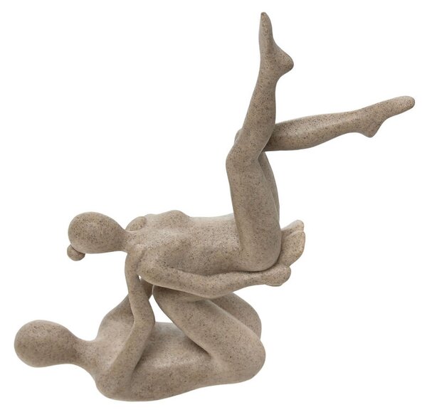 Декоративна фигурка Home ESPRIT Бежов Yoga 20 x 10 x 50 cm