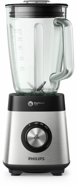 Блендер с чаша Philips 1000 W Черен 2 L