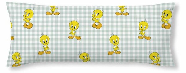 Калъфка за възглавница Looney Tunes Tweety Vichy Зелен 45 x 125 cm