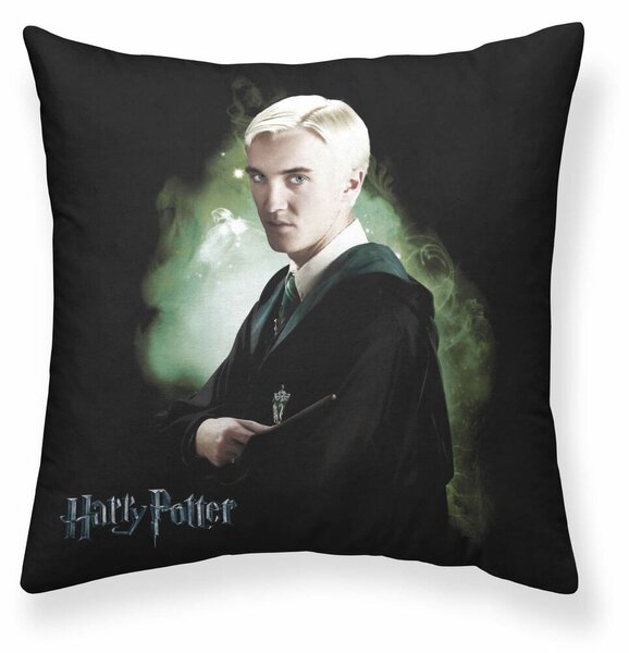 Калъфка за възглавница Harry Potter Draco Черен 50 x 50 cm