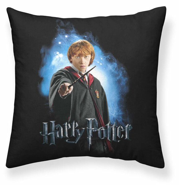 Калъфка за възглавница Harry Potter Ron Weasley Черен 50 x 50 cm