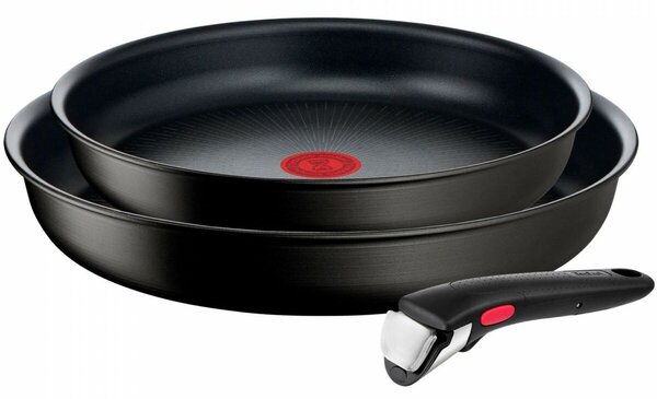 Комплект Тигани Tefal INGENIO UNLIMITED Ø 22 cm Ø 26 cm Черен