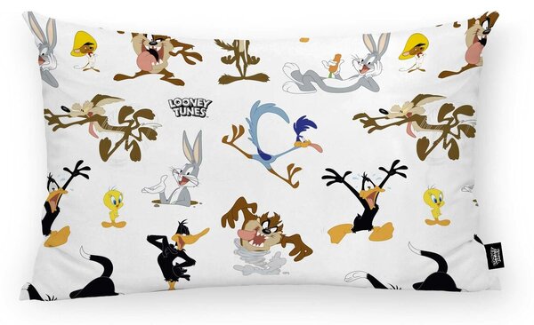 Калъфка за възглавница Looney Tunes Looney Characters C Бял 30 x 50 cm