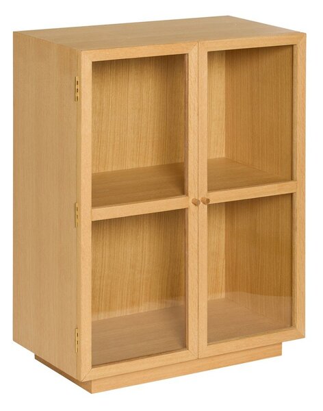 Висяща витрина от декор от дъб в естествен цвят 70x90x39 cm Mae – Hübsch