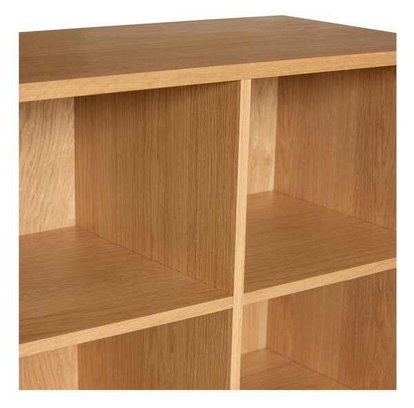 Библиотека от декор от дъб в естествен цвят 80x95x30 cm Disco – Hübsch