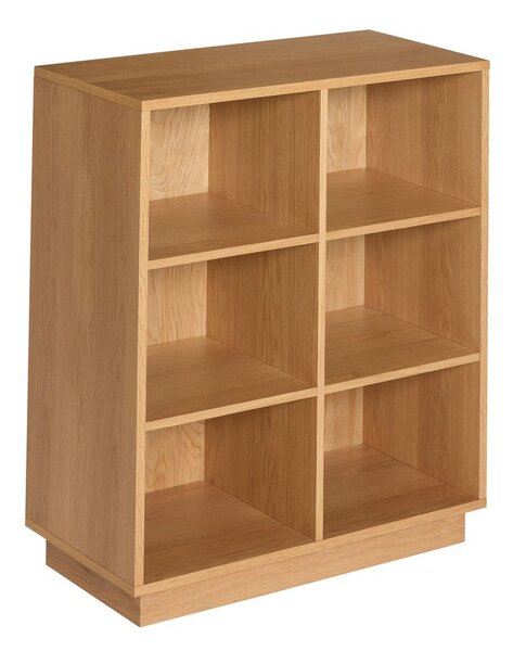 Библиотека от декор от дъб в естествен цвят 80x95x30 cm Disco – Hübsch