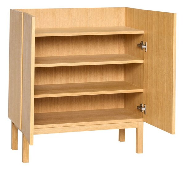 Шкафче от декор от дъб в естествен цвят 80x90x40 cm Ark – Hübsch