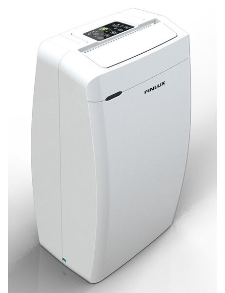Обезвлажнител на въздух Finlux FDH-30L6W, 510W, 6 l резервоар, 2 скорости, таймер, LED дисплей, бял