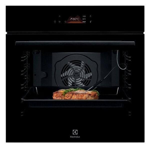 Фурна за вграждане Electrolux LOD8P39Z, клас A+, 72л. обем, пиролитично почистване, SteamBake, черна