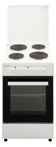 Готварска печка Crown CHP-5060W, 51л. обем, 4 нагревателни зони, бяла