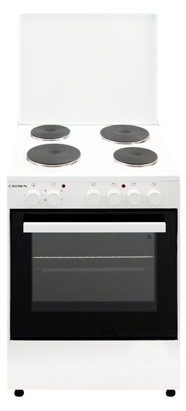 Готварска печка Crown CHP-6060W, 60л. обем, 4 нагревателни зони, бяла
