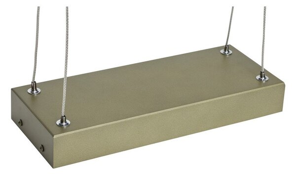 Зелено LED затъмняващо се висящо осветително тяло Tube – Hübsch