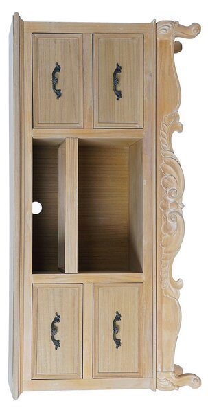 ТВ шкаф DKD Home Decor 121 x 39 x 59,5 cm Ела Естествен Дървен MDF