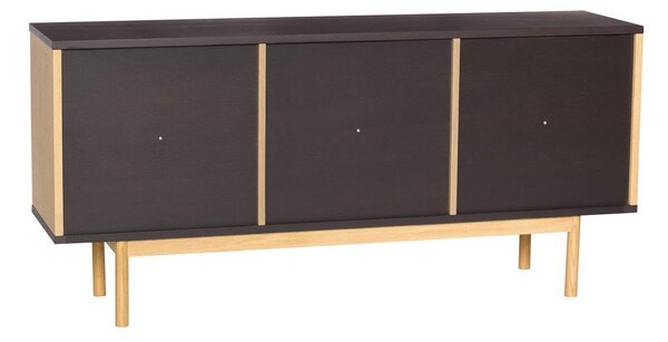 Кафяв скрин от декор от дъб 140x65x35 cm Dual – Hübsch