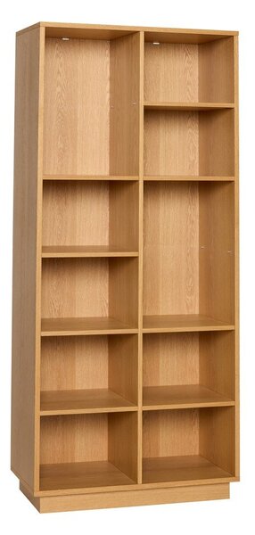 Библиотека от декор от дъб в естествен цвят 80x180x30 cm Disco – Hübsch
