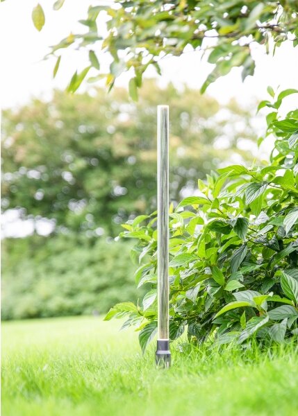 Markslöjd 107719 - LED външна лампа GARDEN24 LED/3W/24V 66 см IP44 черна/прозрачна