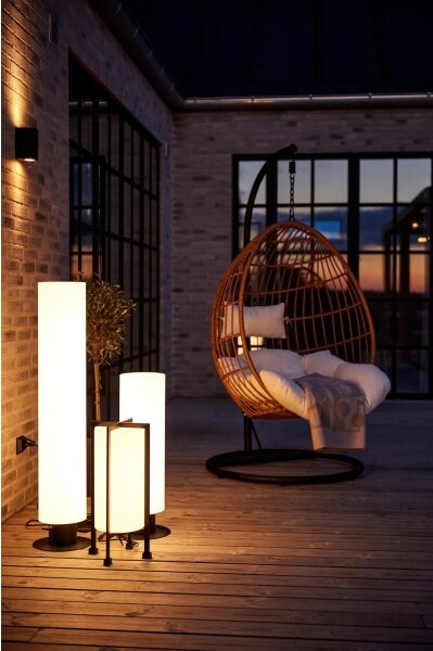 Markslöjd 107987 - LED външна лампа GARDEN24 LED/6W/24V, 54 см, IP44, черна
