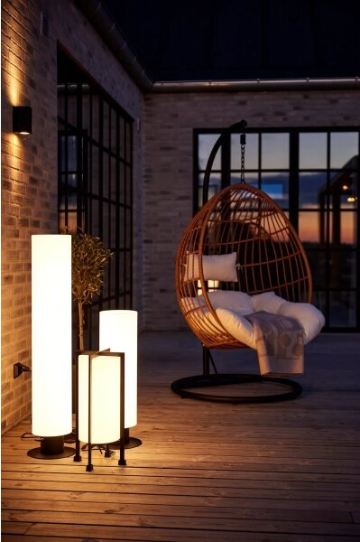 Markslöjd 107985 - LED Външна лампа GARDEN24 LED/12W/24V 70 cm IP44 черна