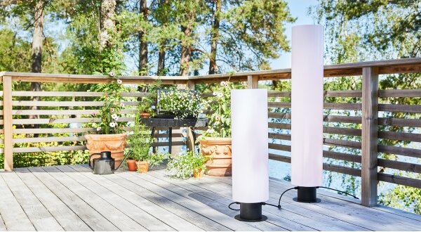 Markslöjd 107985 - LED Външна лампа GARDEN24 LED/12W/24V 70 cm IP44 черна