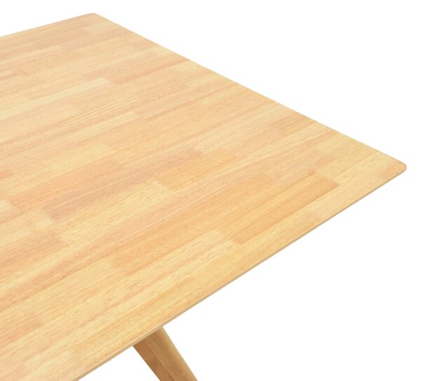 Маса RAFFLES от каучуково дърво с mdf в естествен цвят 150x90x76см