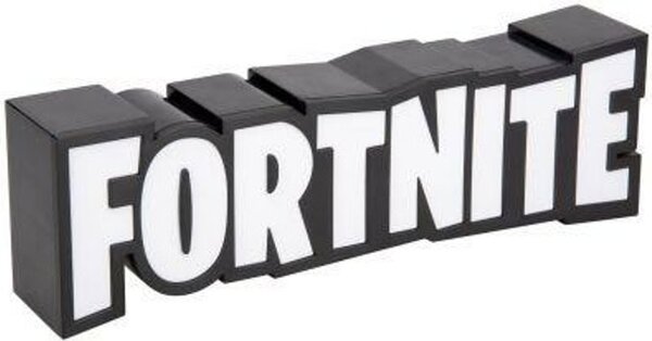 Статуетка за стена Paladone: Fortnite - Logo Light (PP14512FO), RGB подсветка, черна рамка