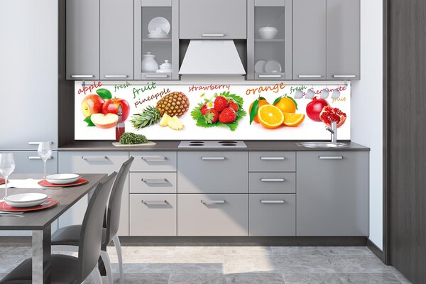 Фототапет за кухня - микс от плодове 260 x 60 см