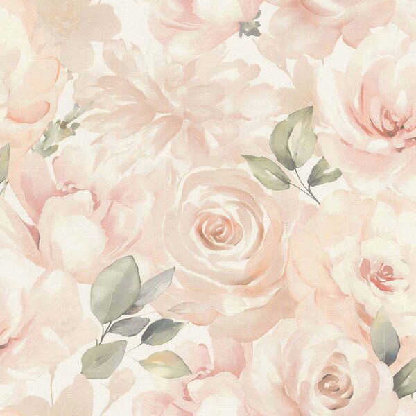 Влизолинов тапет за стена rasch peonies 582314