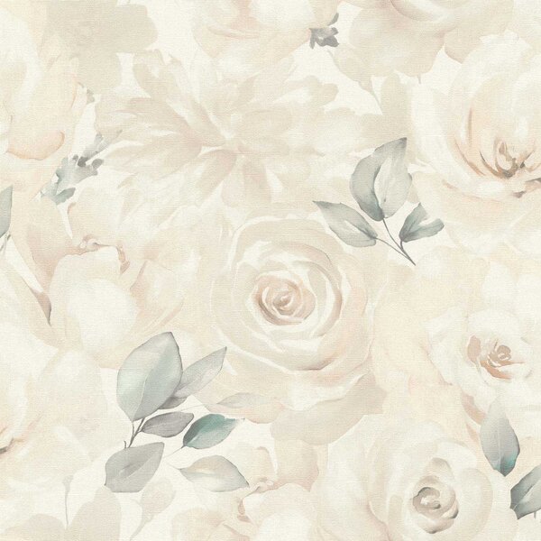 Влизолинов тапет за стена rasch peonies 582321