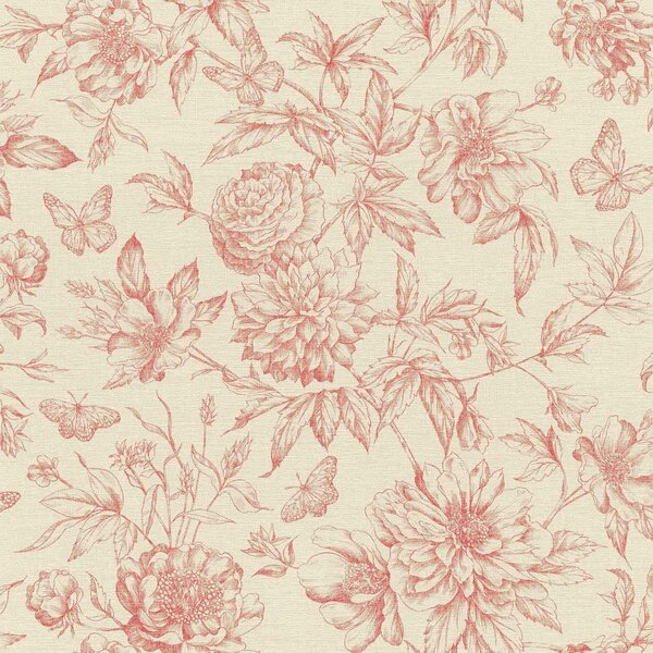 Влизолинов тапет за стена rasch peonies 793949