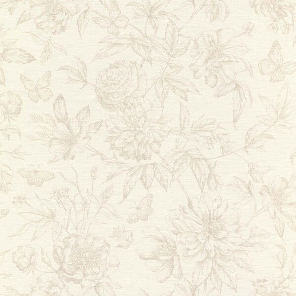 Влизолинов тапет за стена rasch peonies 793932