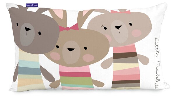 Калъфка за възглавница HappyFriday Moshi Moshi Rabbit Family Многоцветен 50 x 30 cm