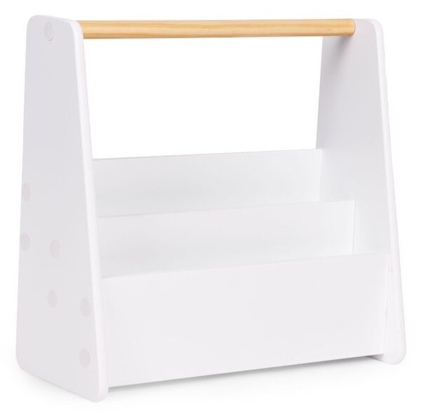 Детска библиотека - MONTESSORI рафт за книги с 3 отделения