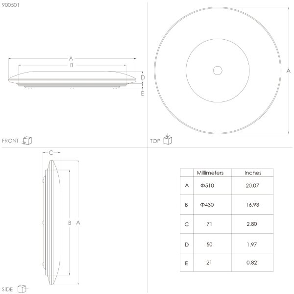 Eglo 900501 - LED Плафон NIEVES LED/30,8W/230V
