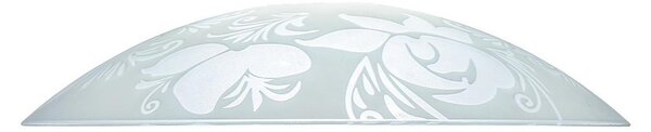Prezent 45141 - Резервно стъкло за полилей PLATE E27, диаметър 45 см, прозрачно/бяло