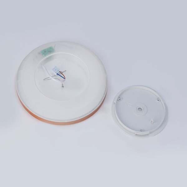 Brilagi - LED таванно осветително тяло за баня ULTRA SLIM LED/18W/230V Ø 30 см розово злато IP54