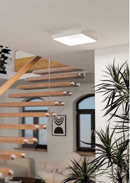 Eglo 901913 - LED RGBW димируемо таванно осветително тяло LORETELLO-Z LED/20W/230V 35x35cm бяло