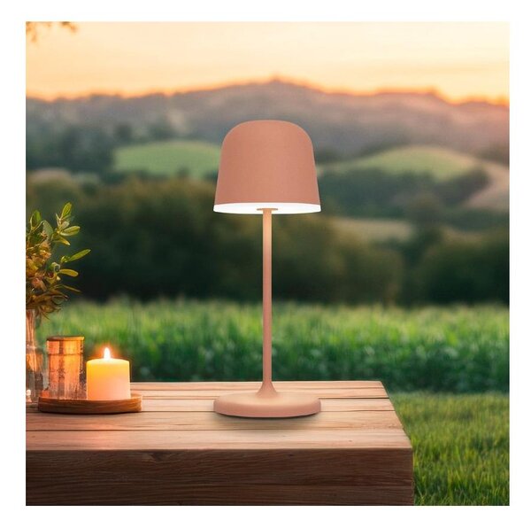 Eglo 901938 - димируема външна презареждаема настолна лампа MANNERA-S LED/1,8W/5V IP54 оранжева