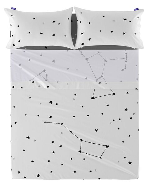 Подова постелка HappyFriday Blanc Constellation Многоцветен 160 x 270 cm (Звезди)