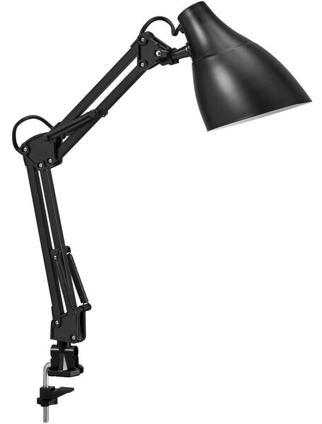 Ledvance - Настолна лампа с монтажна скоба OFFICE LINE, 1 x E27 / 11 W / 230 V, черна