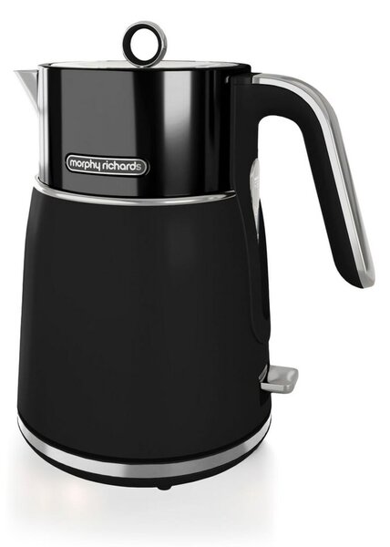 Чайник Morphy Richards Signature Черен Сребрист 2200 W 1,5 L