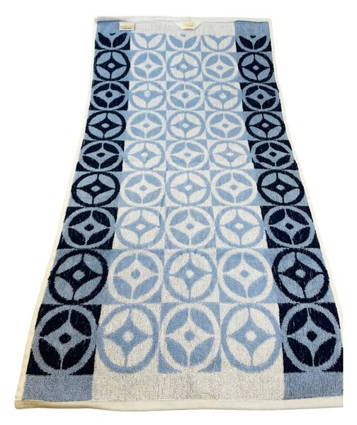 Синя памучна хавлиена кърпа 70x140 cm Compass – JAHU collections