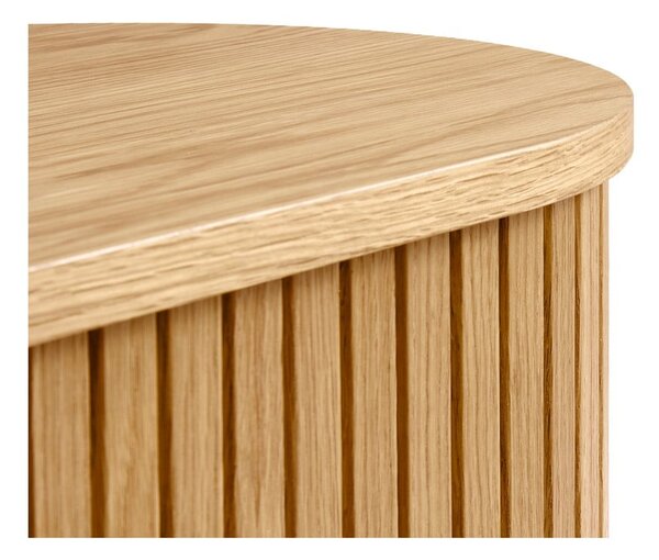 Масичка за телевизор с дъбов декор в естествен цвят 56x180 cm Nola - Unique Furniture