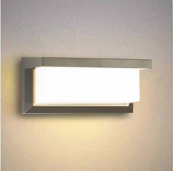 Brilagi - LED Екстериорен аплик BRICKY LED/12W/230V сив IP54
