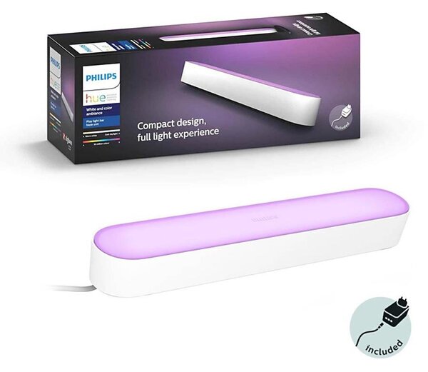 Philips Hue AMBIANCE LED 6W 230V RGB регулируема настолна лампа бяла