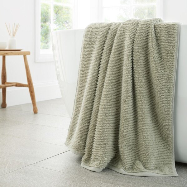 Светлозелена памучна хавлиена кърпа 70x127 cm Soft Zero Twist Spa Towel – Bianca