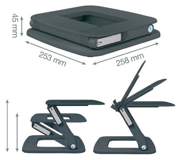 Регулируема стойка за лаптоп Ergo – Leitz