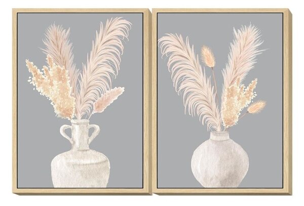 Картина DKD Home Decor Ваза (50 x 4 x 70 cm) (2 pcs)