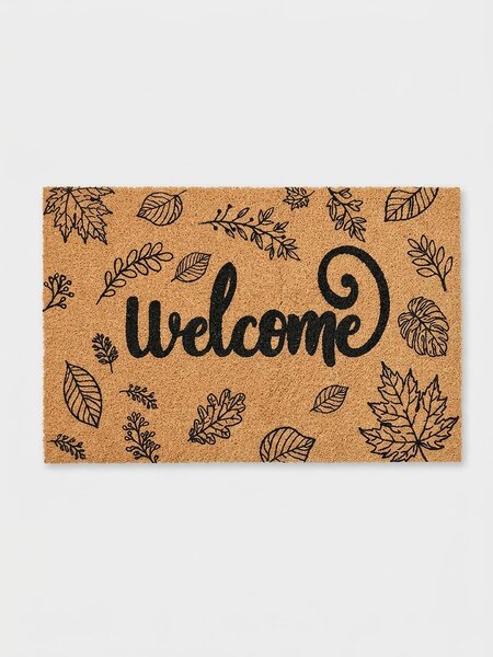 Sinsay - Постелка с надпис Welcome - многоцветен